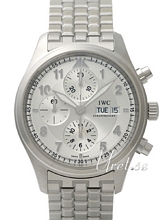 IWC Pilots Spitfire Chronograph Automatic Bracelet Silver Dial
