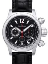 Jaeger LeCoultre Master Compressor Black Dial Croco Strap Jaeger LeCoultre Master Compressor Black Dial Croco Strap