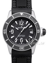 Jaeger LeCoultre Master Compressor Diving Black Dial Leather Str
