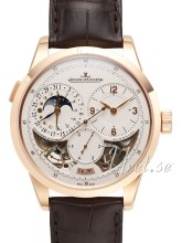 Jaeger LeCoultre Duometre A Chronographe Silver Dial Croco Strap