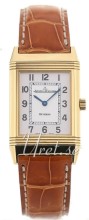 Jaeger LeCoultre Reverso Classique Mechanical Yellow Gold Leathe