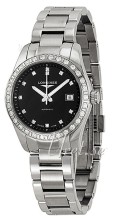 Longines Conquest Ladies Sort/Stål Ø29.50 mm Longines Conquest Ladies Sort/Stål Ø29.50 mm