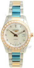 Longines Conquest Ladies Hvit/18 karat rosé gull Ø29.50 mm Longines Conquest Ladies Hvit/18 karat rosé gull Ø29.50 mm
