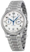 Longines Master Silver Dial Bracelet Chonograph Longines Master Silver Dial Bracelet Chonograph