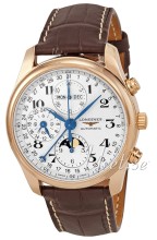 Longines Master Silver Dial Croco Strap Brown Longines Master Silver Dial Croco Strap Brown