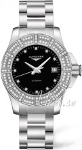 Longines Conquest Ladies Sort/Stål Ø31 mm Longines Conquest Ladies Sort/Stål Ø31 mm