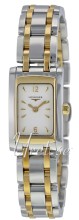 Longines DolceVita Hvit/18 karat gult gull Longines DolceVita Hvit/18 karat gult gull