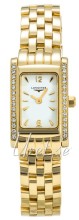 Longines DolceVita Hvit/18 karat gult gull Longines DolceVita Hvit/18 karat gult gull