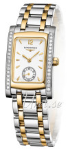 Longines DolceVita Hvit/18 karat gult gull Longines DolceVita Hvit/18 karat gult gull