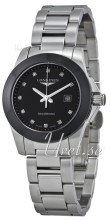 Longines Conquest Ladies Midsize Black Dial Bracelet Longines Conquest Ladies Midsize Black Dial Bracelet