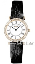 Longines Grande Classique White Dial Leather Strap Black Longines Grande Classique White Dial Leather Strap Black