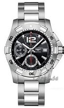 Longines HydroConquest Chronograph Black Dial Bracelet