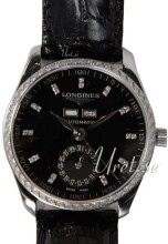 Longines Master Black Dial Croco Strap Black Longines Master Black Dial Croco Strap Black