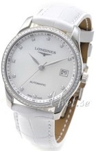 Longines Master MOP, White Dial Croco Strap White Longines Master MOP, White Dial Croco Strap White