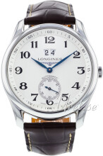 Longines Master Silver Dial Croco Strap Brown Longines Master Silver Dial Croco Strap Brown