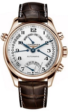 Longines Master Silver Dial Croco Strap Brown Longines Master Silver Dial Croco Strap Brown