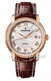 Audemars Piguet Jules Audemars White Dial Croco Strap Audemars Piguet Jules Audemars White Dial Croco Strap