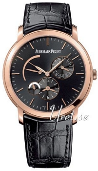 Audemars Piguet Jules Audemars Black Dial Croco Strap Audemars Piguet Jules Audemars Black Dial Croco Strap