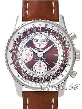Breitling Montbrillant Datora Brown Dial Leather