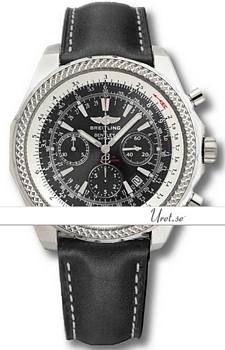 Breitling For Bentley Motors Black Dial Leather Strap