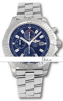 Breitling Super Avenger Blue Dial Bracelet Index Markers Breitling Super Avenger Blue Dial Bracelet Index Markers