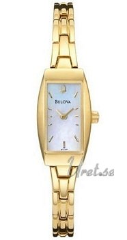 Bulova Bracelet Ladies Gold Tone MOP Dial