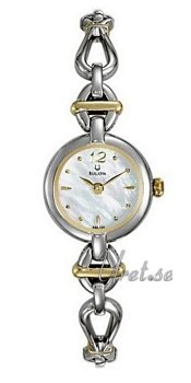 Bulova Bracelet Ladies Two Tone MOP Dial