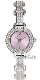 Bulova Crystals Ladies Pink Dial