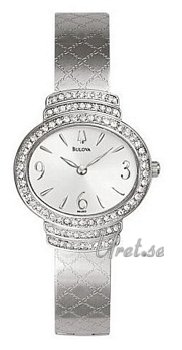 Bulova Crystals Ladies Silver Dial