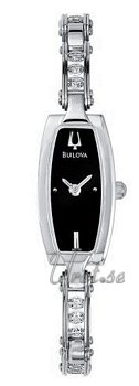 Bulova Crystals Ladies Black Dial Bulova Crystals Ladies Black Dial