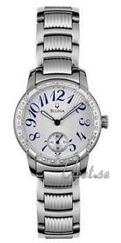 Bulova Diamonds Ladies Silver Dial