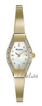 Bulova Diamonds Ladies Gold Tone MOP Dial Bulova Diamonds Ladies Gold Tone MOP Dial