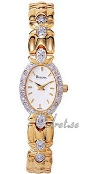 Bulova Diamonds Ladies Gold Tone White Dial Bulova Diamonds Ladies Gold Tone White Dial