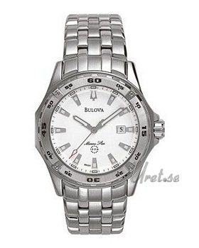 Bulova Marine Star Chronograph White Dial