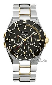 Bulova Marine Star Chronograph Two Tone Black Dial Bulova Marine Star Chronograph Two Tone Black Dial