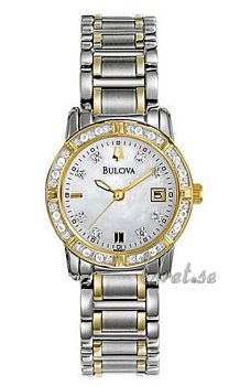 Bulova Marine Star Ladies Diamond Two Tone MOP Dial