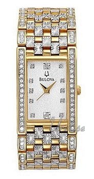 Bulova Crystal Two Tone Silver Dial Bulova Crystal Two Tone Silver Dial