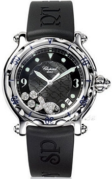 Chopard Happy Sport Steel Black Dial Chopard Happy Sport Steel Black Dial