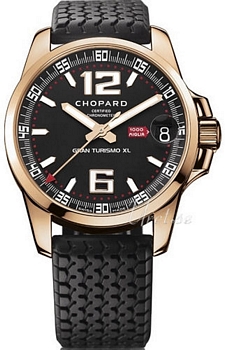 Chopard Mille Miglia Gran Turismo XL Rose Gold Black Dial
