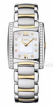 Ebel Brasilia Yellow Gold/Steel White Dial