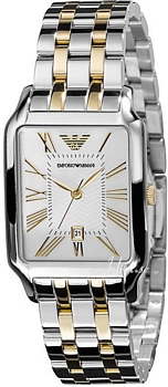 Emporio Armani Ladies Sølv/Stål 29x25 mm Emporio Armani Ladies Sølv/Stål 29x25 mm