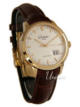 Glashütte Original Senator Panorama Date Sølv Dial Rose Gold Glashütte Original Senator Panorama Date Sølv Dial Rose Gold