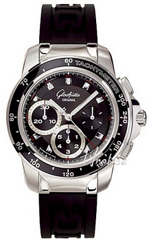 Glashütte Original Sport Chronograph Black Dial Rubber Glashütte Original Sport Chronograph Black Dial Rubber