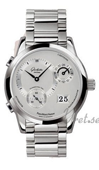 Glash�tte Original PanoMaticVenue Steel Silver Dial