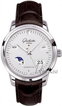 Glashütte Original Senator Ewiger Kalender Steel Silver Dial Glashütte Original Senator Ewiger Kalender Steel Silver Dial