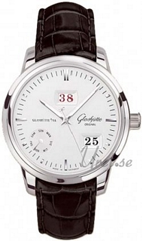 Glashütte Original Senator Kalenderwoche Steel Silver Dial Glashütte Original Senator Kalenderwoche Steel Silver Dial