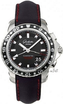 Glash�tte Original Sport Evolution GMT Steel Black Dial