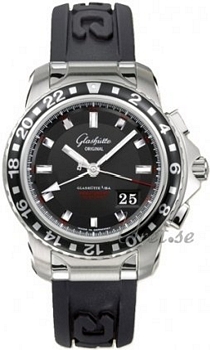 Glash�tte Original Sport Evolution GMT Steel Black Dial