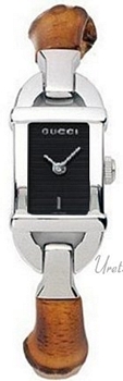 Gucci Bamboo Medium Steel Black Dial
