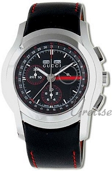 Gucci G Chrono Steel Black Dial
